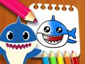 Lalao Baby Shark Coloring Book