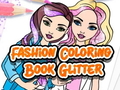 Lalao Fashion Coloring Book Glitter