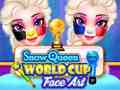 Lalao Snow queen world cup face art