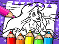 Lalao Ariel The Mermaid Coloring Book