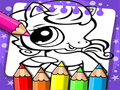 Lalao Littlest Pet Shop Coloring Book