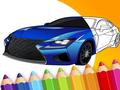 Lalao Japanese Luxury Cars Coloring Book 