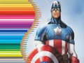 Lalao Coloring Book for Captain America