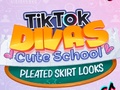 Lalao TikTok Divas Cute School Pleated Skirt Looks
