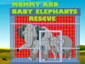 Lalao Mommy And Baby Elephants Rescue