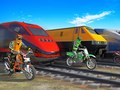 Lalao Bike vs Train