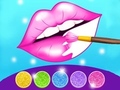 Lalao Glitter Lips Coloring Game