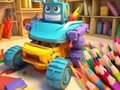 Lalao Coloring Book: Transforming Car Robot