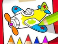 Lalao Coloring Book: Cute Plane