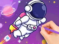 Lalao Coloring Book: Astronaut