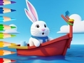 Lalao Coloring Book: Sailing Rabbit