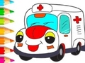 Lalao Coloring Book: Ambulance