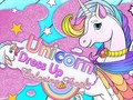 Lalao Unicorn Dress Up Coloring Book