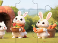 Lalao Jigsaw Puzzle: Rabbits With Carrots