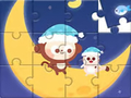 Lalao Jigsaw Puzzle: Monkey With Moon