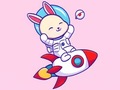 Lalao Coloring Book: Rabbit Astronaut
