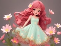 Lalao Coloring Book: Flower Dress