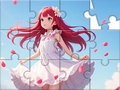 Lalao Jigsaw Puzzle: White Dress Girl
