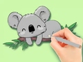 Lalao Coloring Book: Two Koalas