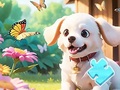 Lalao Jigsaw Puzzle: Dog In Garden