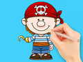 Lalao Coloring Book: Pirate