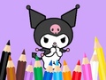 Lalao Coloring Book: Kuromi Carries Bag
