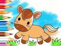 Lalao Coloring Book: Running Horse