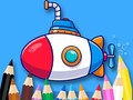 Lalao Coloring Book: Submarine