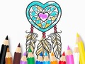 Lalao Coloring Book: Heart Dreamcatcher