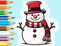 Lalao Coloring Book: Snowman Family