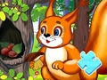 Lalao Jigsaw Puzzle: Squirrel Hide Food