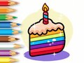 Lalao Coloring Book: Birthday Cake