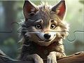 Lalao Jigsaw Puzzle: Smiling Wolf