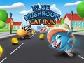 Lalao Blue Mushroom Cat Run