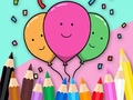Lalao Coloring Book: Celebrate-Balloons