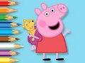 Lalao Coloring Book: Peppa With Toy Bear