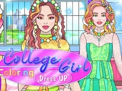 Lalao College Girl Coloring Dress Up