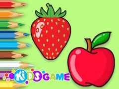 Lalao Coloring Book: Apple And Strawberry