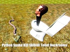 Lalao Python Snake Kill Skibidi Toilet Backrooms