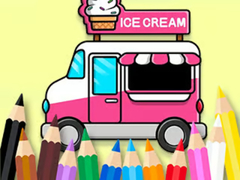 Lalao Coloring Book: Ice Cream Car