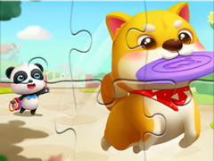 Lalao Jigsaw Puzzle: Little Panda Play With Pet