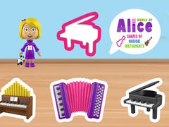 Lalao World of Alice Shapes of Musical Instruments