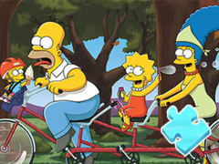 Lalao Jigsaw Puzzle: Simpson Family Riding