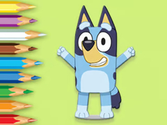 Lalao Coloring Book: Happy Bluey