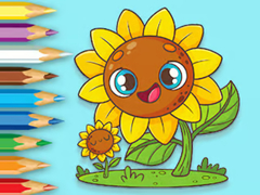 Lalao Coloring Book: Sunflowers