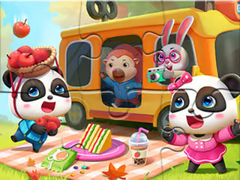 Lalao Jigsaw Puzzle: Little Panda Picnic