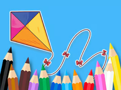 Lalao Coloring Book: Bowknot Kite