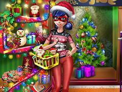 Lalao Dotted Girl Christmas Shopping