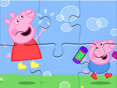 Lalao Jigsaw Puzzle: Peppa Pig Blow Bubbles