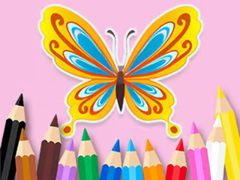 Lalao Coloring Book: Beautiful Butterfly